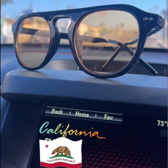 Unisex Orange lenses black frame looks super chic and fashionable. BRAND NEW - Picture 2 of 4